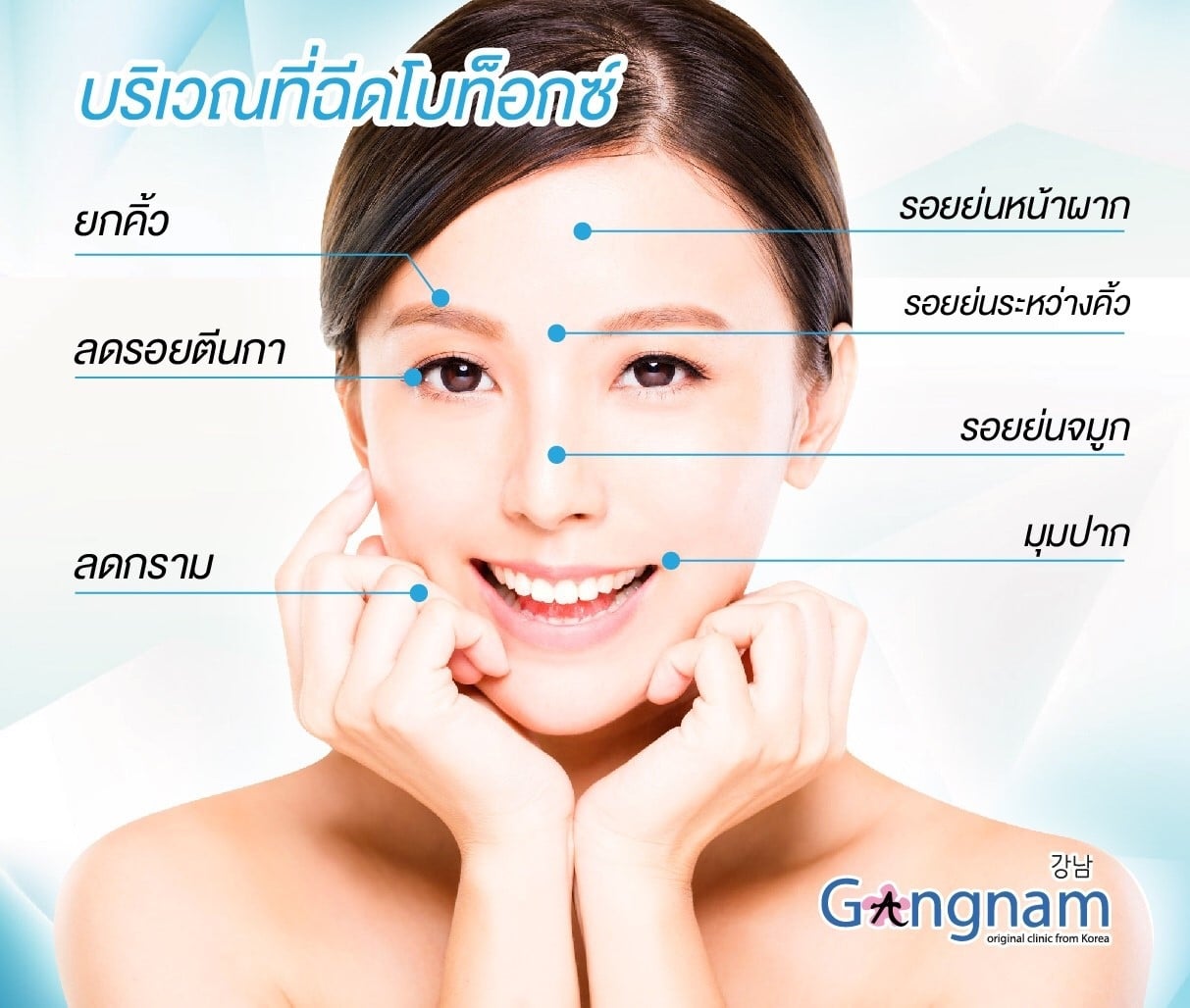 ฉีดโบท็อก ที่ไหนบ้าง botox